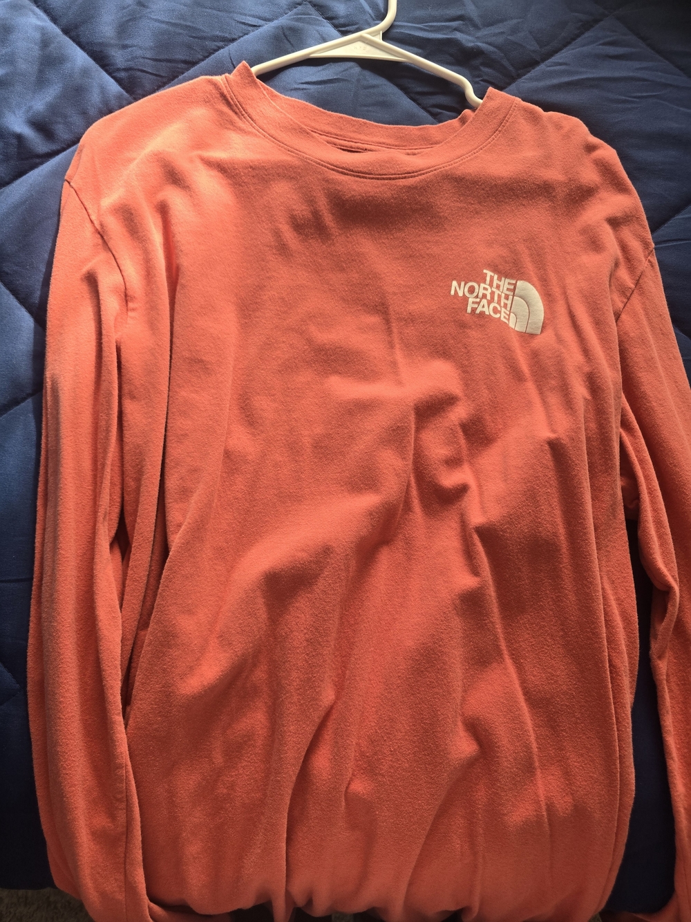 The North Face Orange Long Sleeve Crew